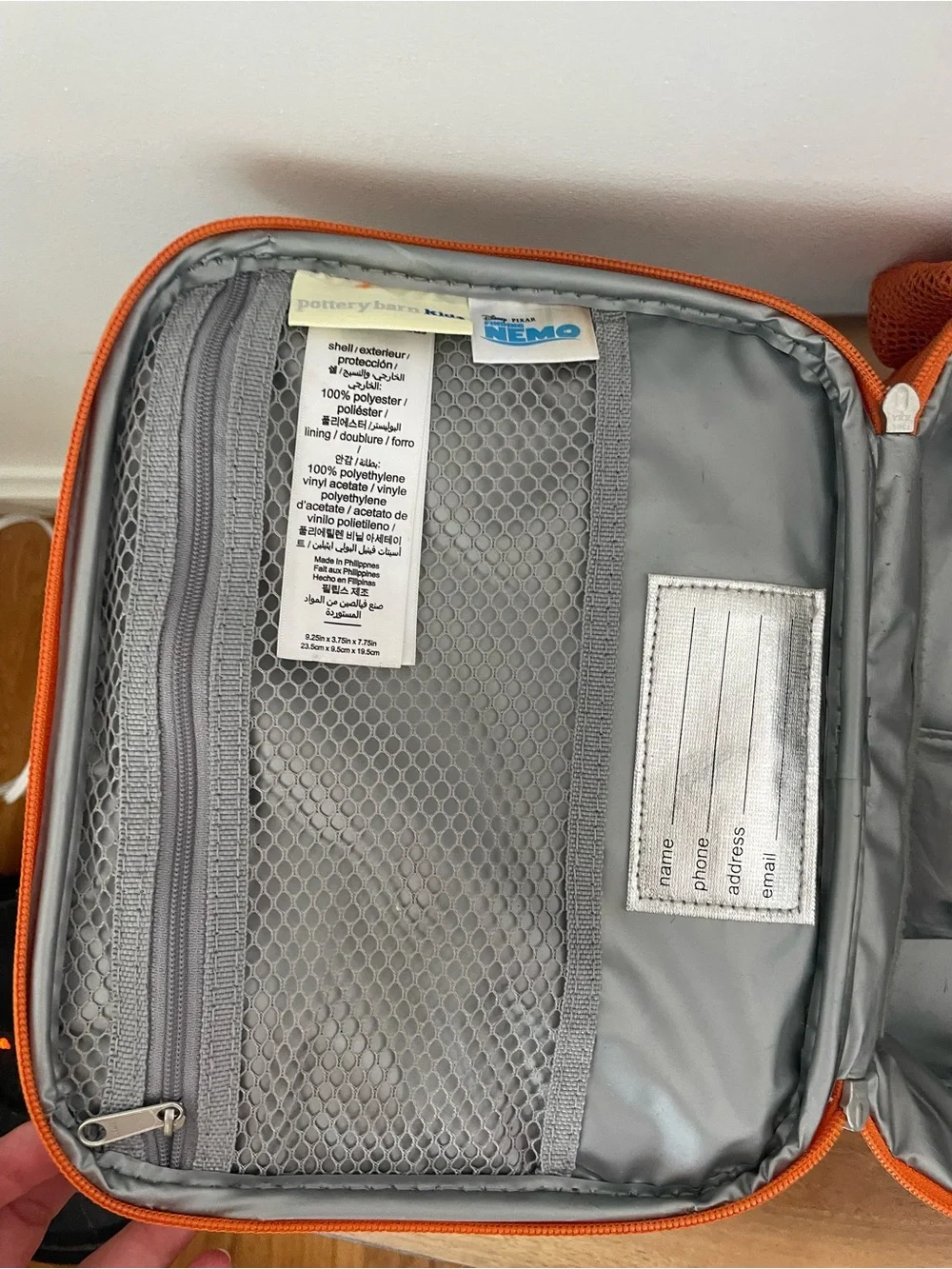 Pottery Barn Kids FINDING NEMO Classic LUNCH Box School DISNEY GIFT Sea Fish